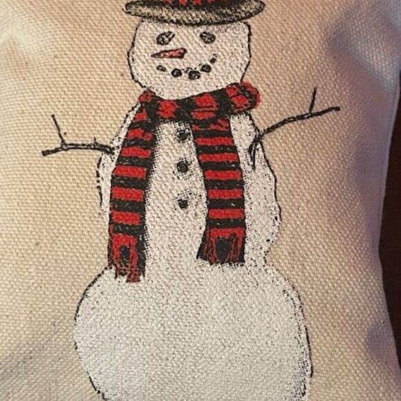 Decoration Eric & Christopher Snowman Hanger Mini Pillow Christmas Ornament - Picture 7 of 7